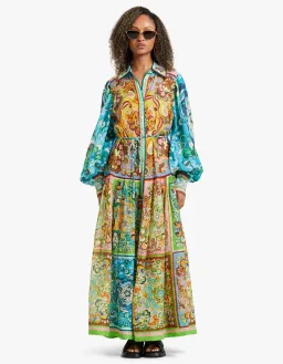 Alemais Dreamer Shirtdress Multi Size 14   for rent on The Volte - image 1