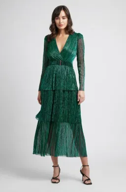 Sheike All That Sparkles Dress Green Size 14 for rent on The Volte - image 1
