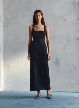 Anna Quan Ivana Maxi Dress Black Ink Size 6 for rent on The Volte - image 2