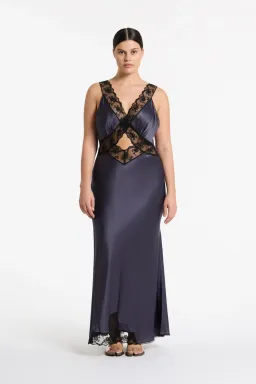 Sir the Label Aries Cut Out Gown Navy Size 2 / AU 12 for rent on The Volte - image 2
