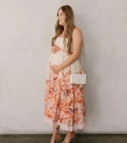 Zimmermann Devi Scallop Midi Dress in Cream Floral Size 3 / AU 10-12 for rent on The Volte - image 7