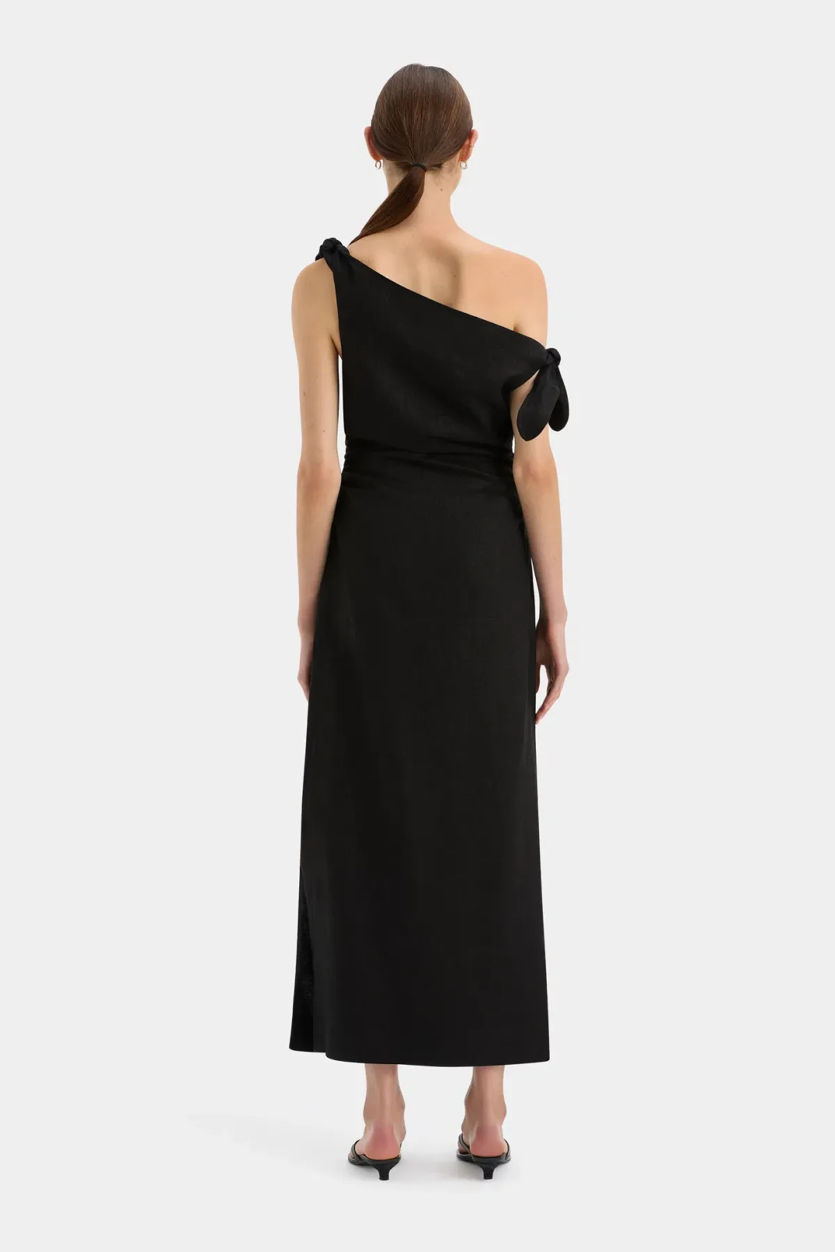 Sir the Label Bettina Off Shoulder Dress Black Size 10 - Image 2