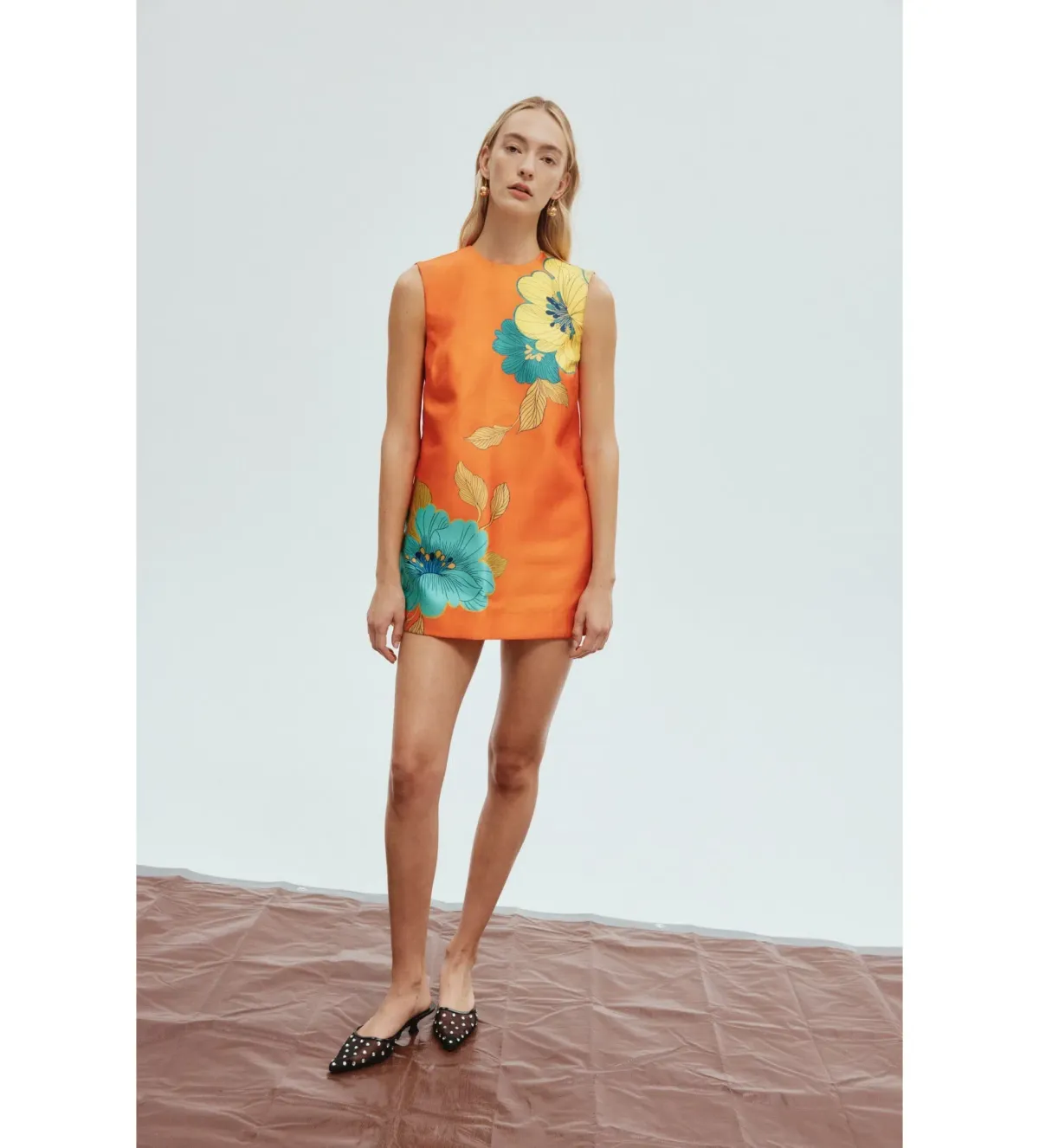 Alemais Piato Mini Dress Floral Size 8 - Image 2