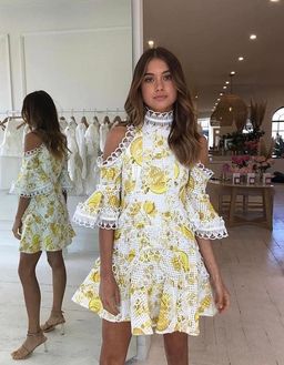   Thurley Chintz Print Spliced Dress  for rent on The Volte - image 1
