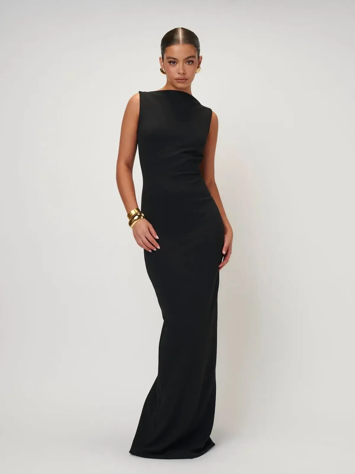 Effie Kats Verona Gown Black Size XS / AU 6-8 - Image 1