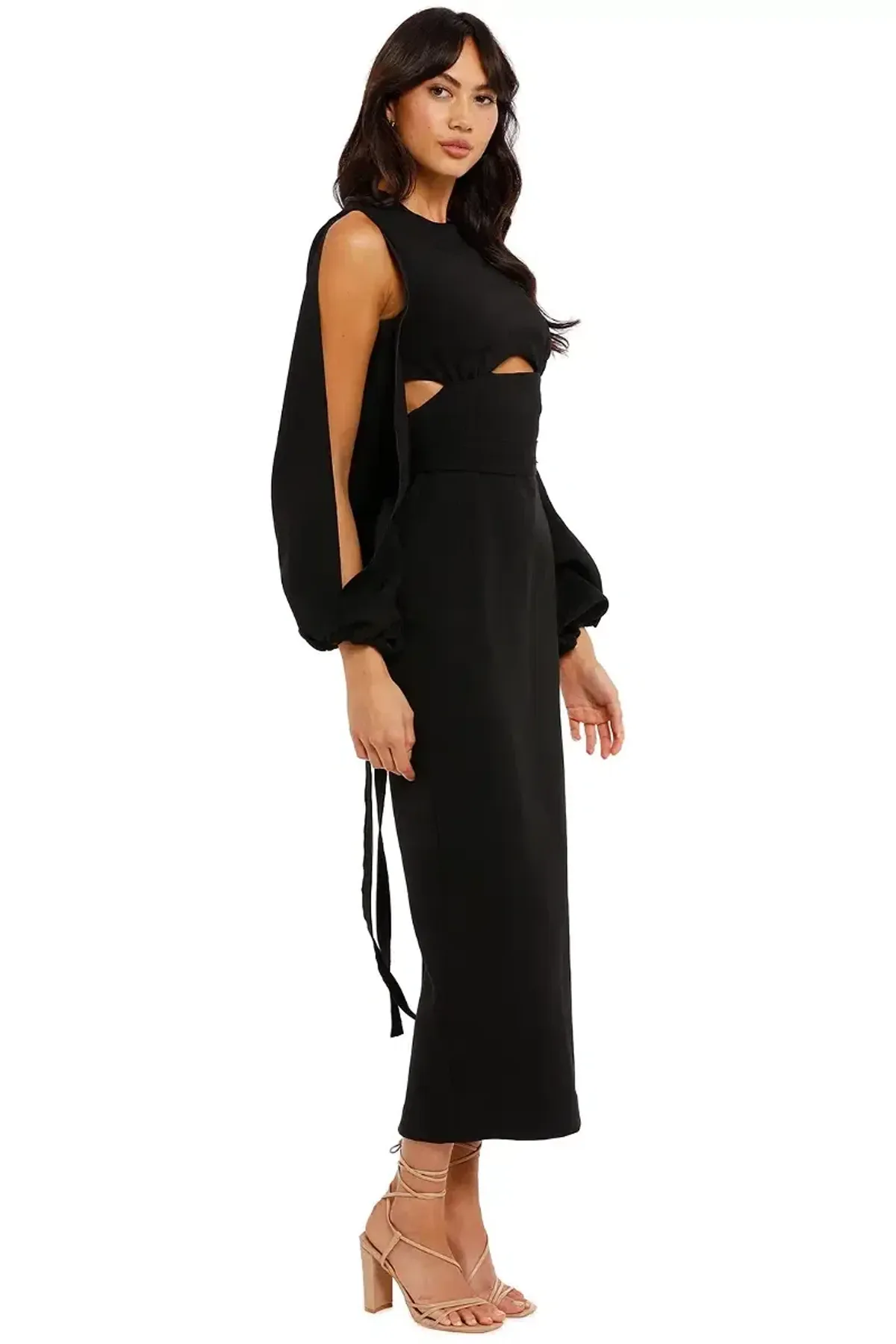 Camilla & Marc Morgan Midi Dress Black Size AU 8 - Image 2