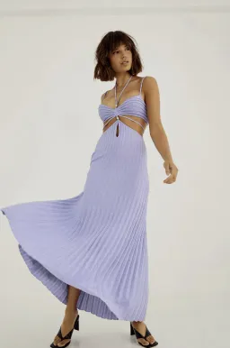 Sovere Abicus Knit Dress in Pale Peri Purple Size S / AU 8 for rent on The Volte - image 3