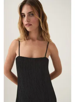 Aje Arris Fringed Maxi Dress in Black Size AU 14 for rent on The Volte - image 3