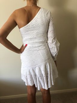 By Nicola The Eve Mini Dress White Size 8 for rent on The Volte - image 3
