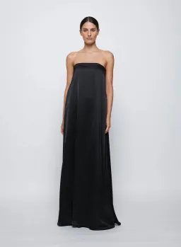 Anna Quan Delfina Maxi Dress Black Ink Size 8 for rent on The Volte - image 1