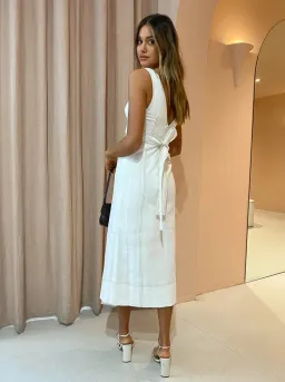 Acler Brooklake Dress in White Size 12 for rent on The Volte - image 3