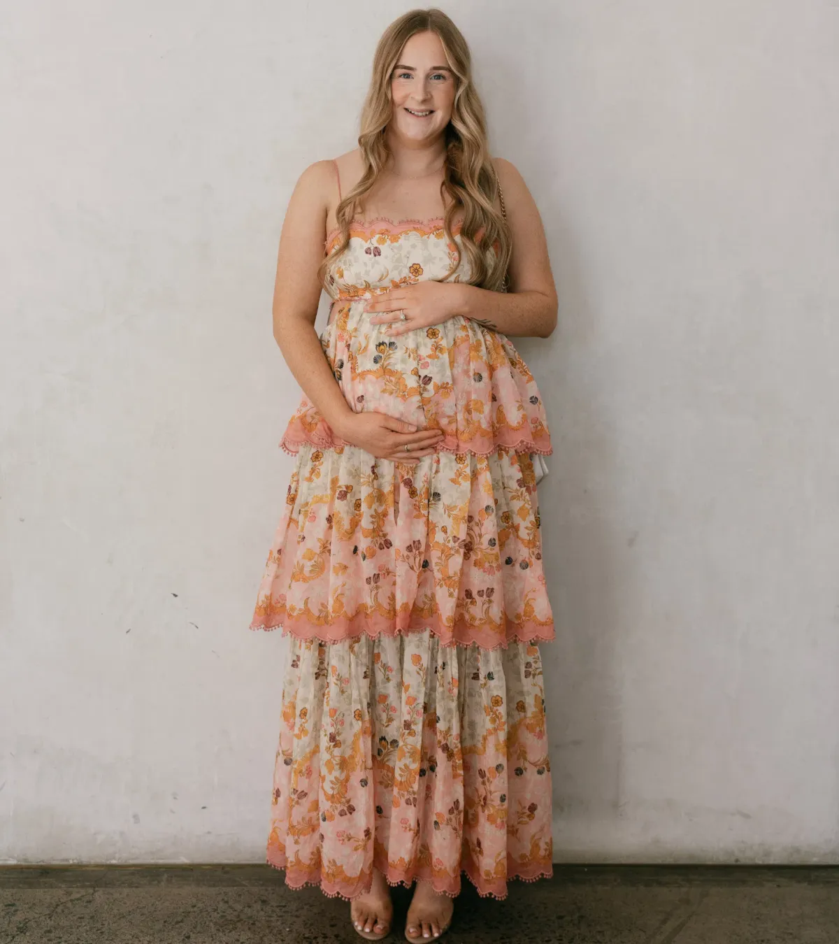 Zimmermann Laurel Frill Midi Dress Floral Size 2 / AU 8-10 - Image 4