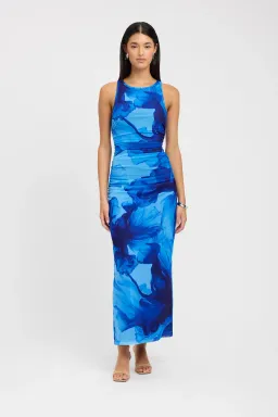 Kookai Rosalia Dress Blue Floral Size 8 for rent on The Volte - image 1