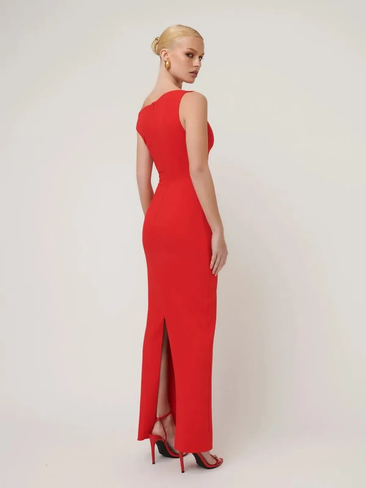 Effie Kats Inaya Gown Red Size 6 - Image 3