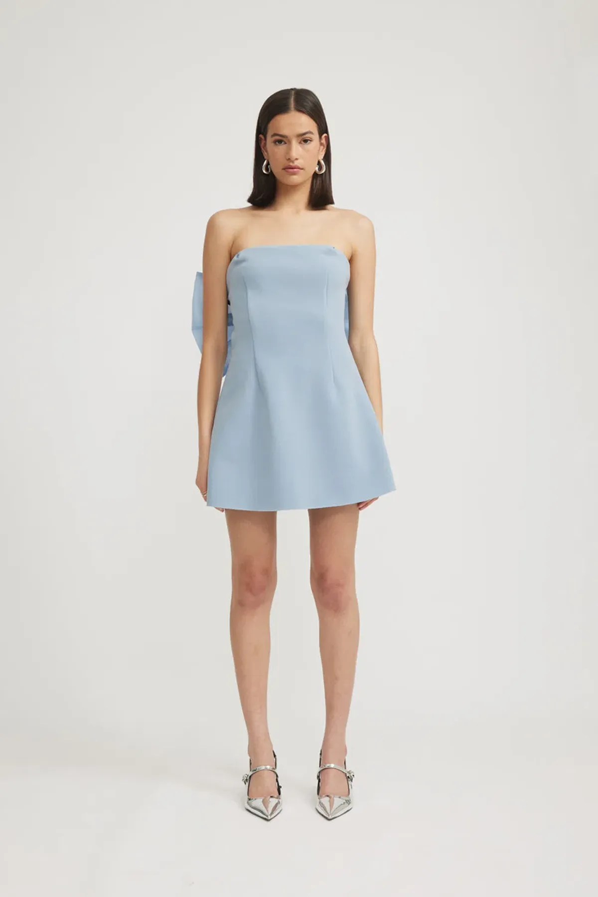 Tojhà Daria Mini Dress Powder Blue Size 8 - Image 1