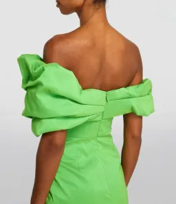 Rachel Gilbert Gia Midi Dress Green Size 3 / AU 12 for rent on The Volte - image 4