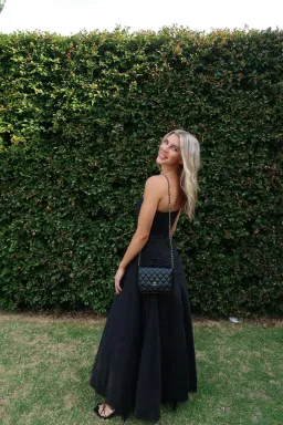 Aje Soundscape Maxi Dress Black Size 8 for rent on The Volte - image 3