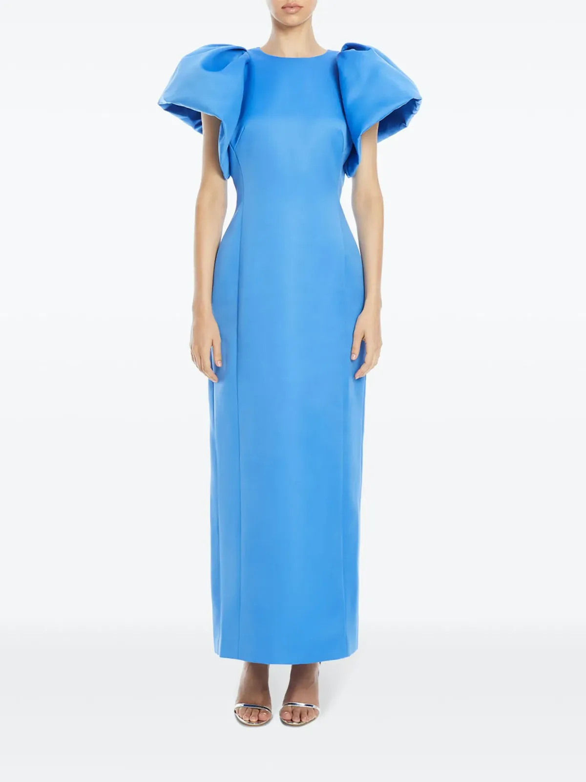 Leo Lin Lucinda Maxi Dress  Steel Blue Size 10  - Image 1