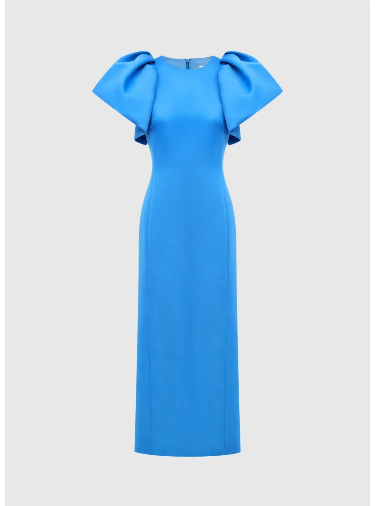 Leo Lin Lucinda Maxi Dress Steel Blue Size AU 12 - Image 4