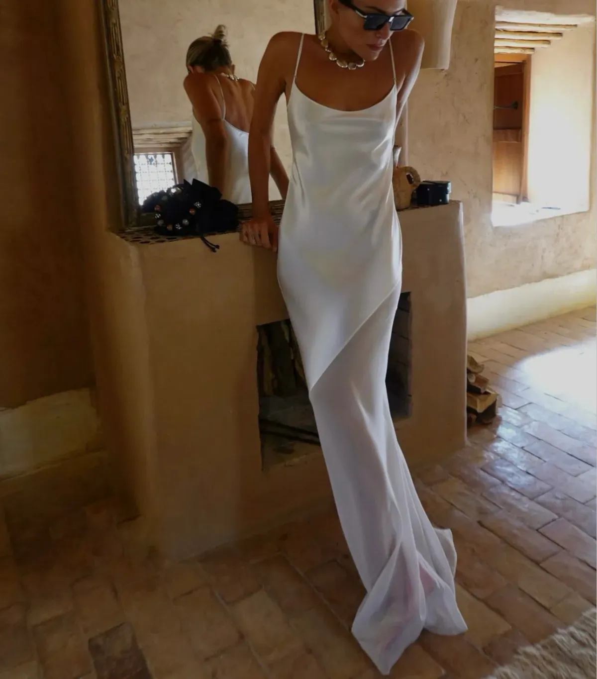 Rat And Boa Ruba Slip Dress White Size 6 - Image 3