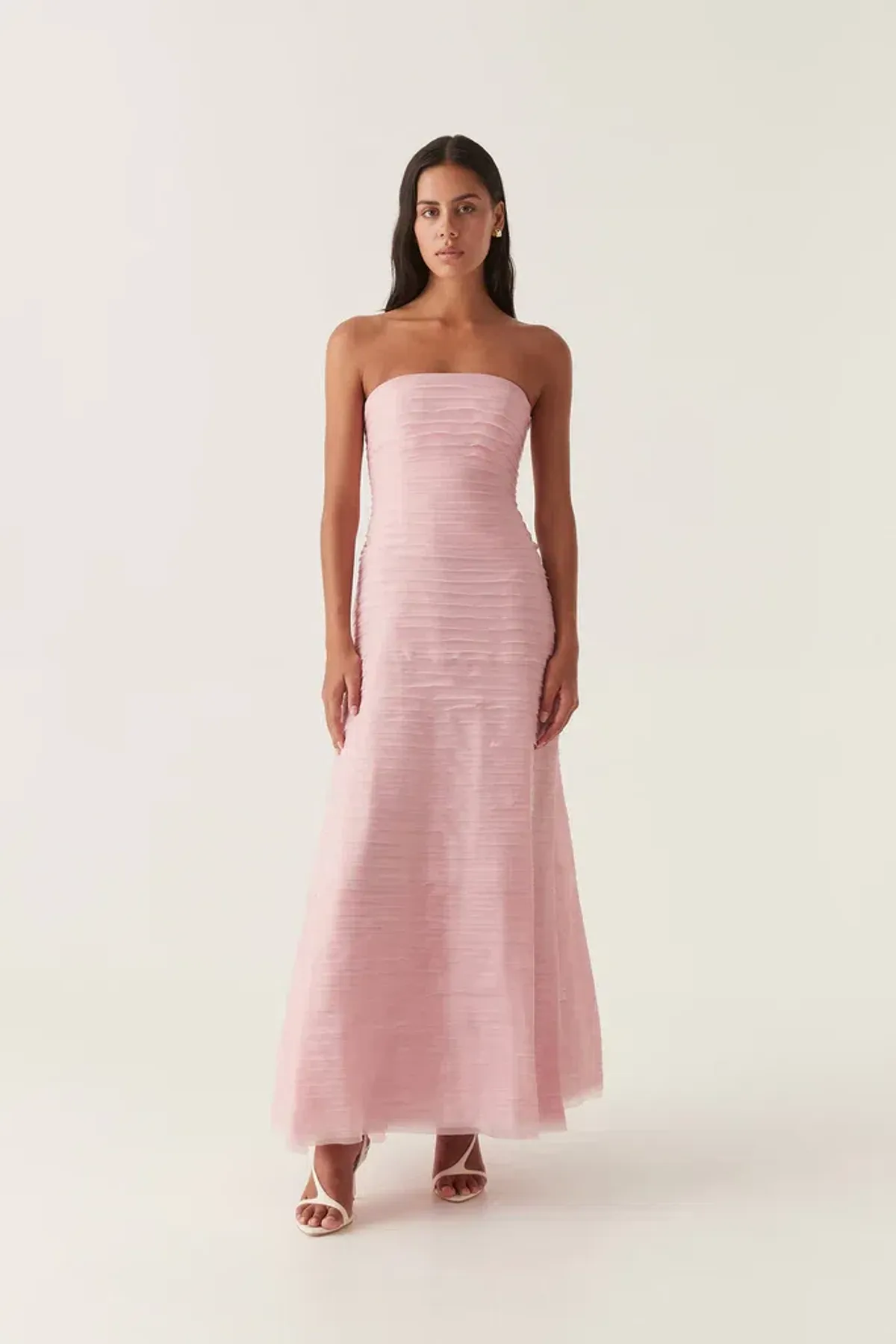 AJE Soundscape Maxi Dress Chalk Pink Size 8  - Image 1