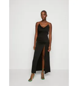 Bec And Bridge Ariel Cowl Maxi Dress Black Size 6 for rent on The Volte - image 1