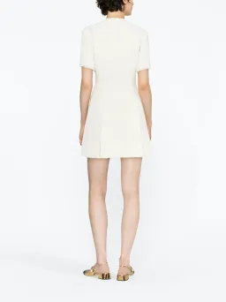 Maje Ralexia Mini Dress in Ecru Size AU 8 for rent on The Volte - image 2