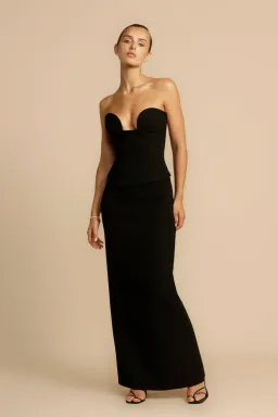 Arcina Ori Frida Bustier and Sloan Skirt Set Black for rent on The Volte - image 5