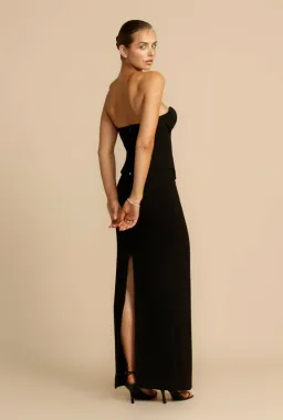 Arcina Ori Frida Bustier and Sloan Skirt Set Black for rent on The Volte - image 3