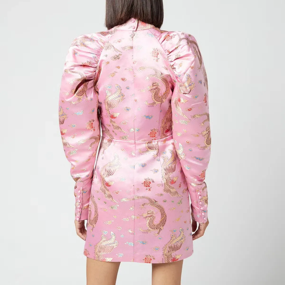 Rotate Birger Christensen Kim Dress Orchid Pink Size 10 - Image 3