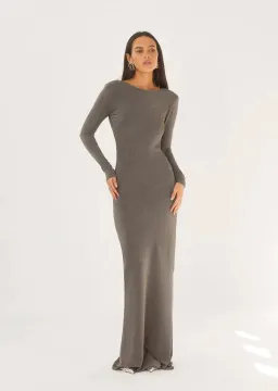 Arcina Ori Jen Dress Grey Size 8 for rent on The Volte - image 7