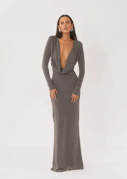 Arcina Ori Jen Dress Grey Size 8 for rent on The Volte - image 2
