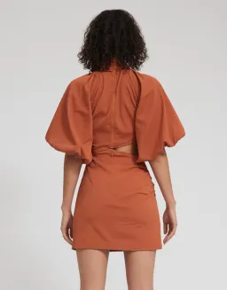Tojha Celia Dress Burnt Orange Size 8 for rent on The Volte - image 2