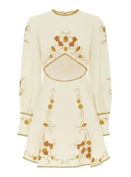 Alice McCall Lera Mini Dress Vanilla Bean Size AU 10 for rent on The Volte - image 5