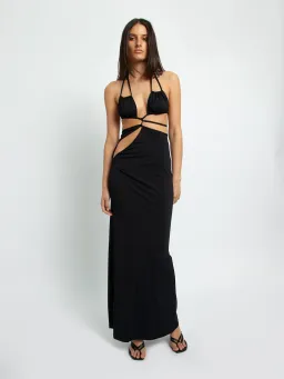 Christopher Esber Displace Lycra Dress in Black Size 8 for rent on The Volte - image 4