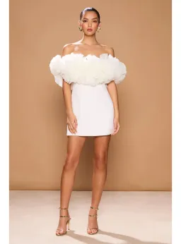 Sonya Moda Sorrento Mini Dress White Size AU 8 for rent on The Volte - image 1