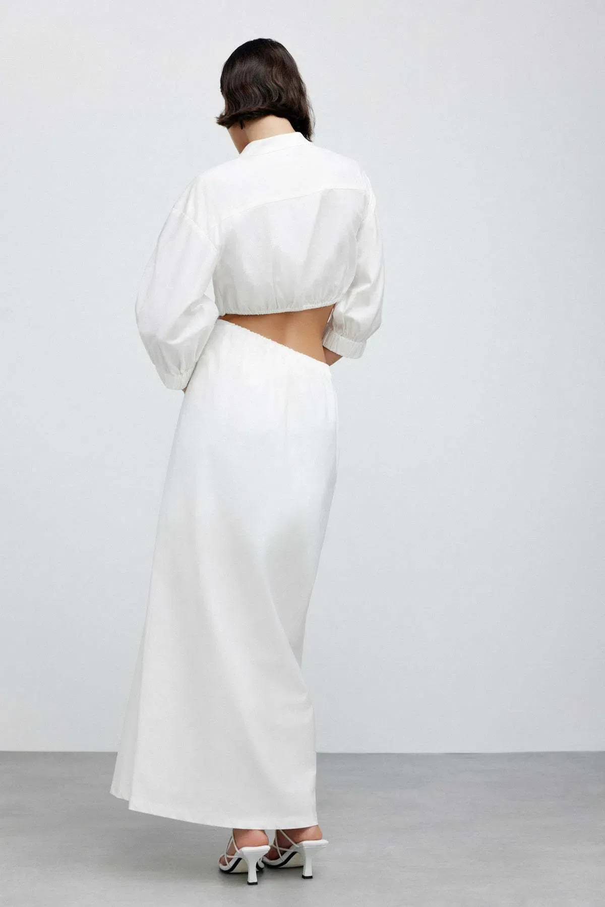 Significant Other Kara Midi Dress Ivory Size 6 - Image 3