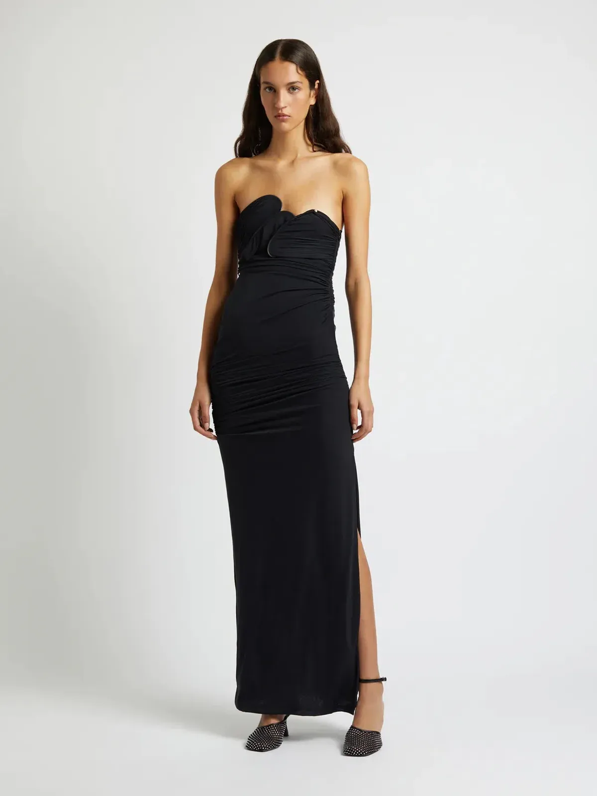 Christopher Esber Encompassed Looped Bodice Dress Black Size 8 / 8-10 AU - Image 6