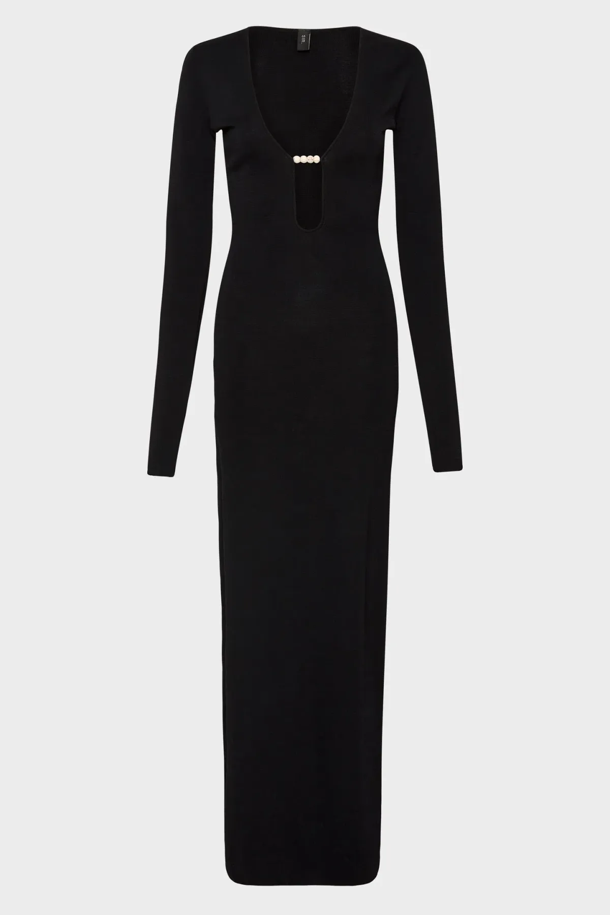 Sir the Label Kinetic Beaded Long Sleeve Maxi Dress Black Size 0 / AU 6 - Image 5