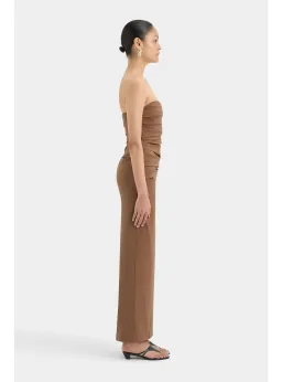 Sir the label Alba Strapless Gown in Mocha Size AU 6 for rent on The Volte - image 2