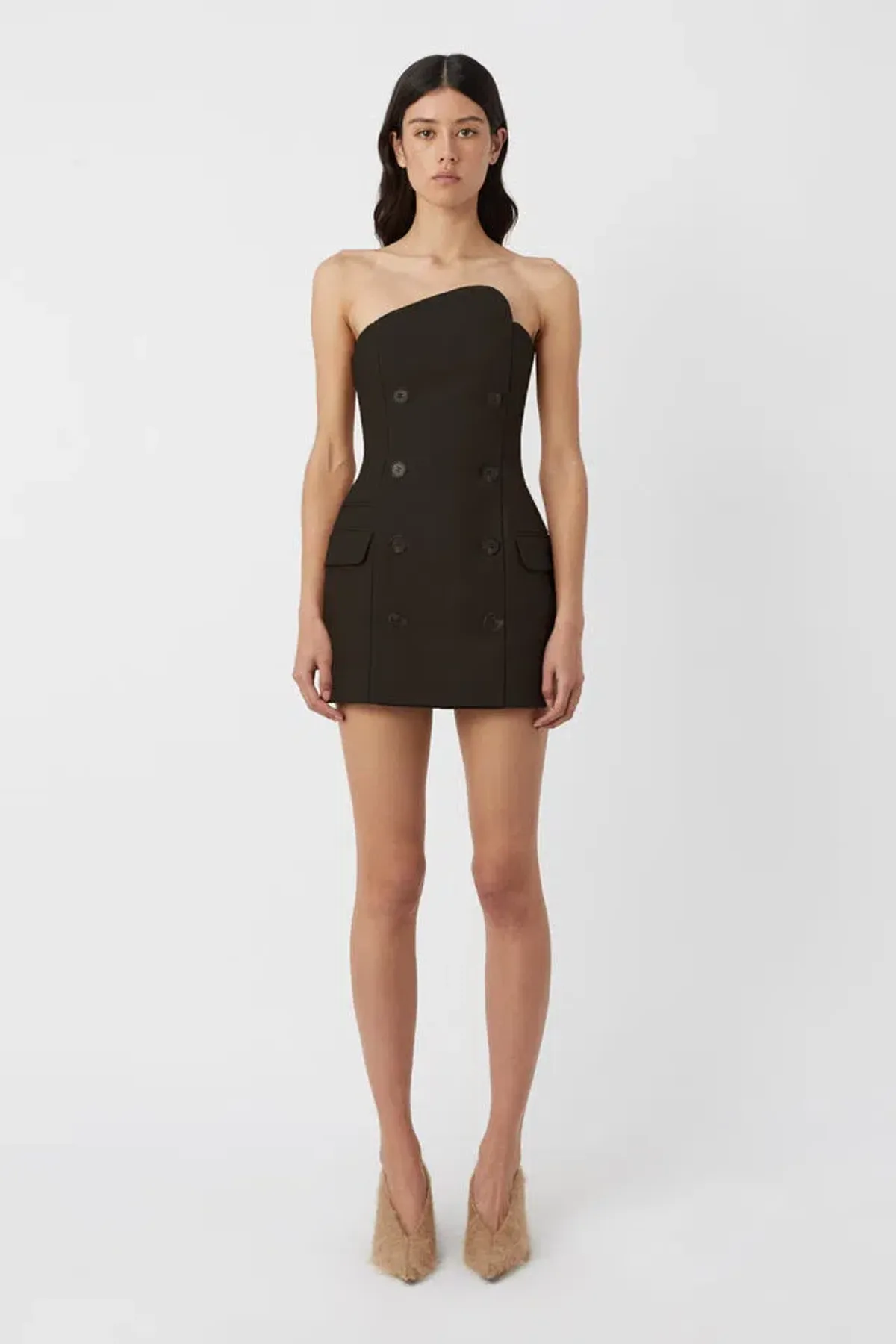 Camilla & Marc  Izola Tailored Mini Dress in Black Size 10 - Image 1