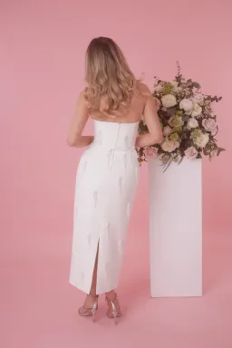 Odd Muse The Ultimate Muse Embellished Midi Dress White Size AU 10  for rent on The Volte - image 2