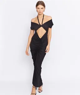 Pfeiffer Ramos Dress Black Size Medium / AU 10 for rent on The Volte - image 1