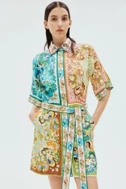 Alemais Dreamer Mini Shirt Dress Size 6 for rent on The Volte - image 2