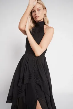 Aje Bungalow Sienna Dress Black Size 4  for rent on The Volte - image 4