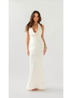 Arcina Ori Daniella Dress Ivory Maxi Size AU 6 for rent on The Volte - image 1