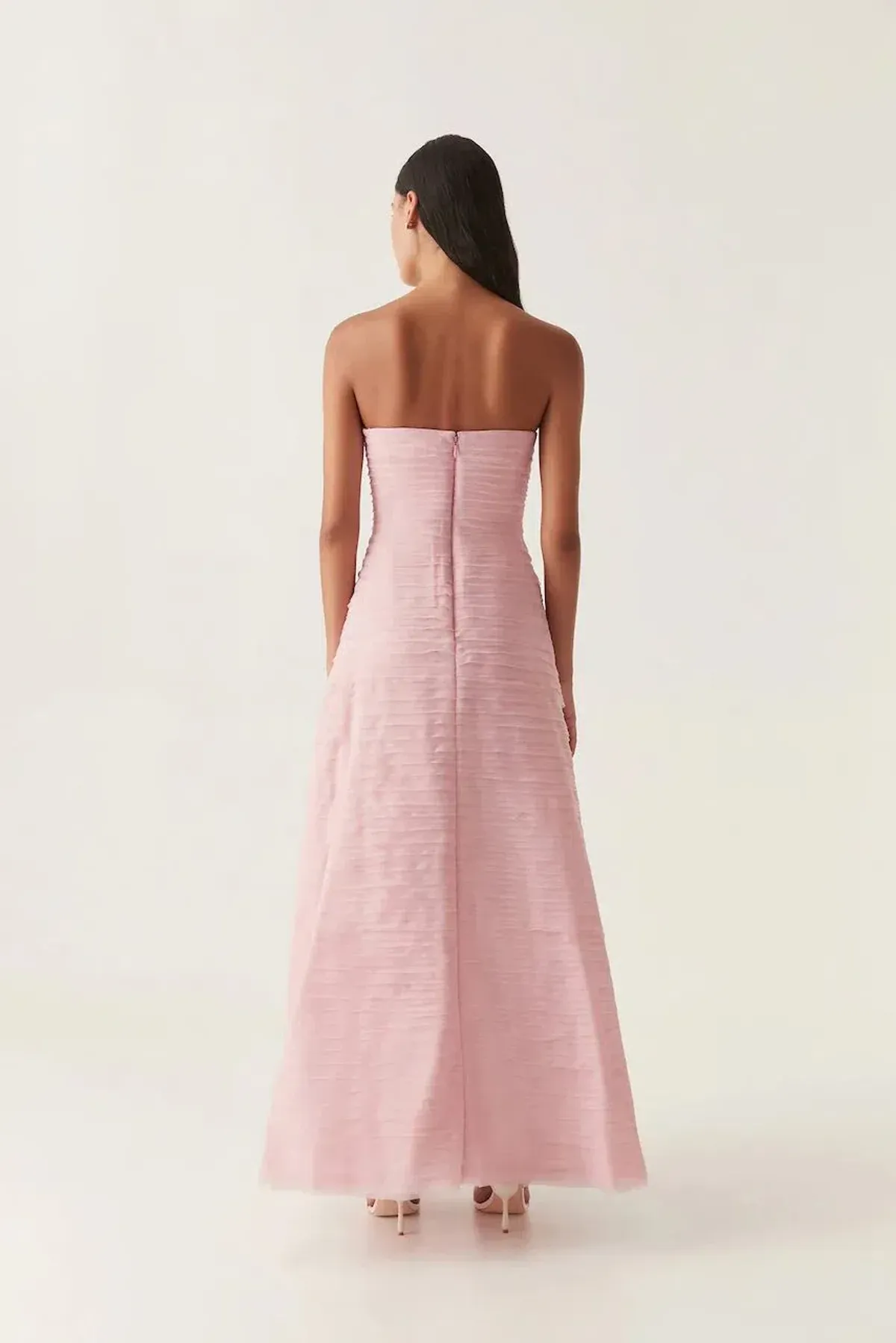 Aje Soundscape Maxi Dress Chalk Pink Size 8 - Image 3