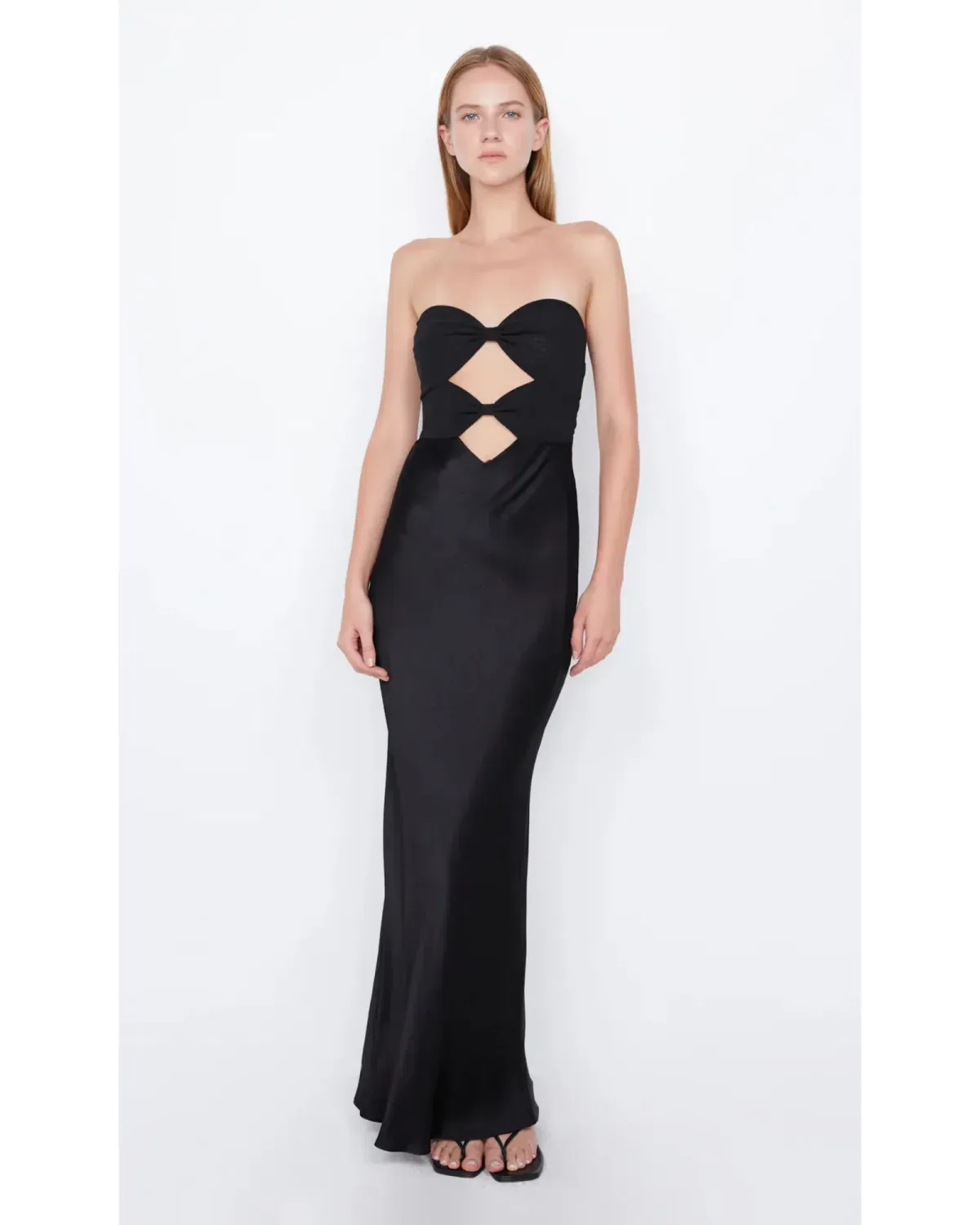 Bec & Bridge Halle Strapless Dress Black Size AU 12 - Image 1