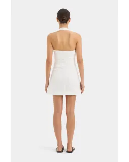 Sir The Label Noemi Halter Mini Dress Ivory Size 0 / AU 6 for rent on The Volte - image 3