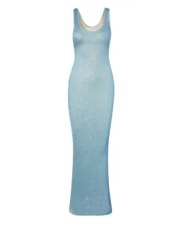 Asta Resort Ana Dress Baia Blue Sequin Size AU 8 for rent on The Volte - image 3